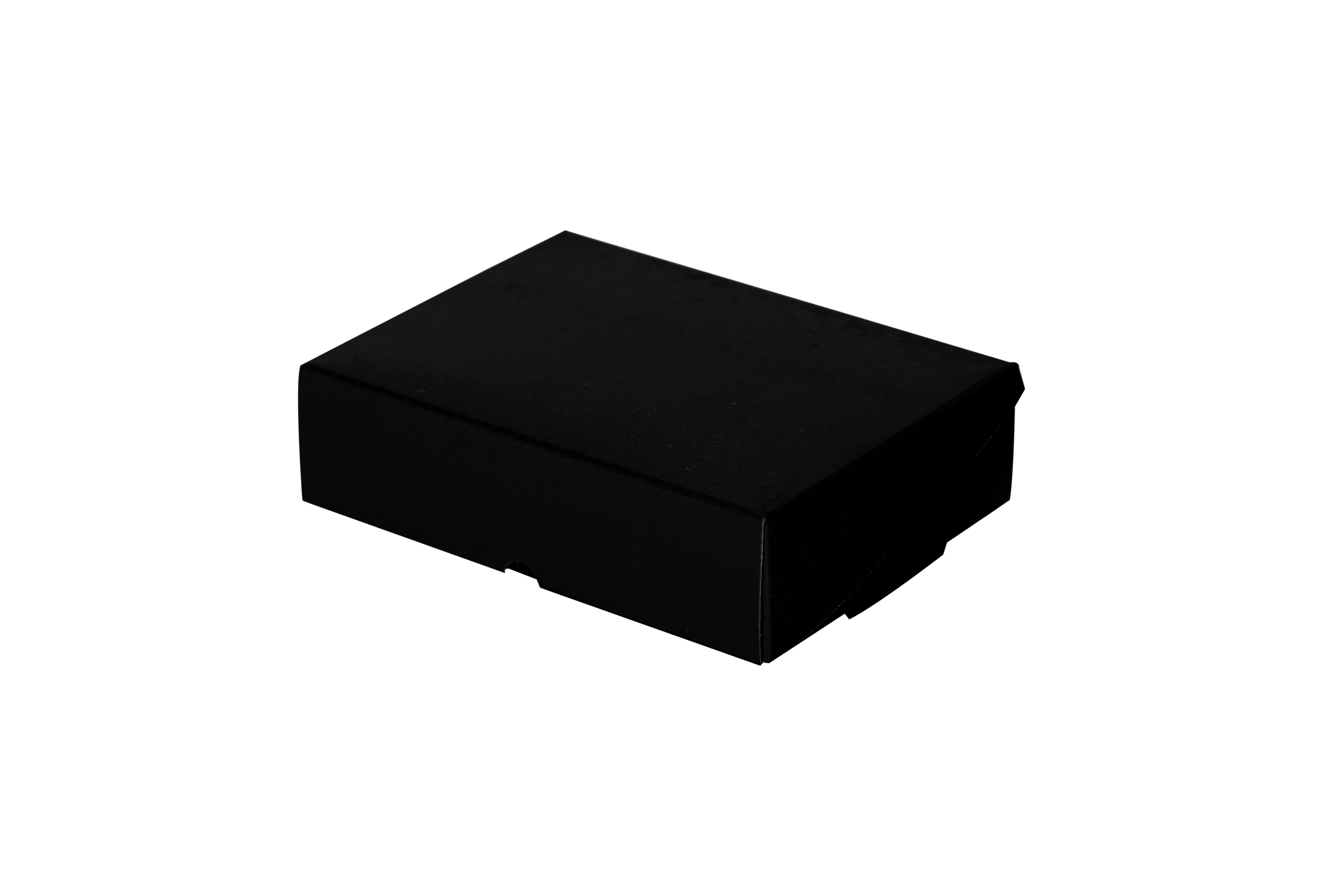 Caja para bombones tapa incorporada color lisas en cartulina con brillo exterior