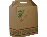 Cajas Felicidades con diseo en microcorrugado kraft (C.03003)