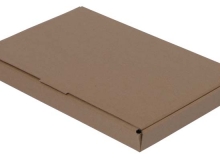 Caja tipo carpeta oficio en microcorrugado kraft. Usos: archivo, cuadros, regalos, prendas, fotos, varios.