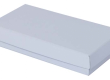 Caja para bombones x  kg tapa y base lisas en cartulina plastificada