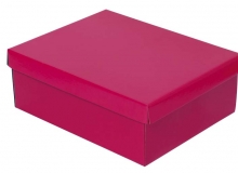 Caja ordenadora en colores lisas con brillo exterior. Usos: guardado de zapatos, botas, regalos, jardines, otros.