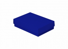Caja para bombones x ½ kg tapa y base color lisas en cartulina con brillo exterior